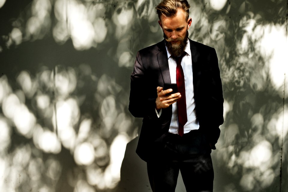 Beard Businessman Corporate Fashion