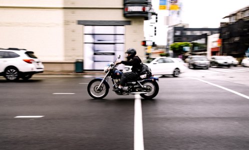 Bike Biker Blur California