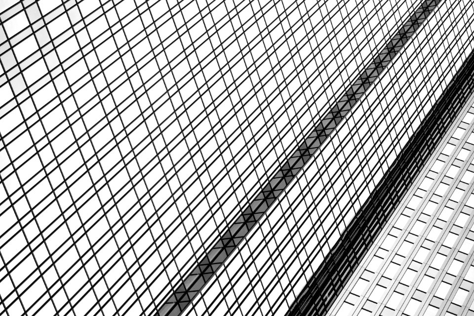 Black Black And White Pattern Structure