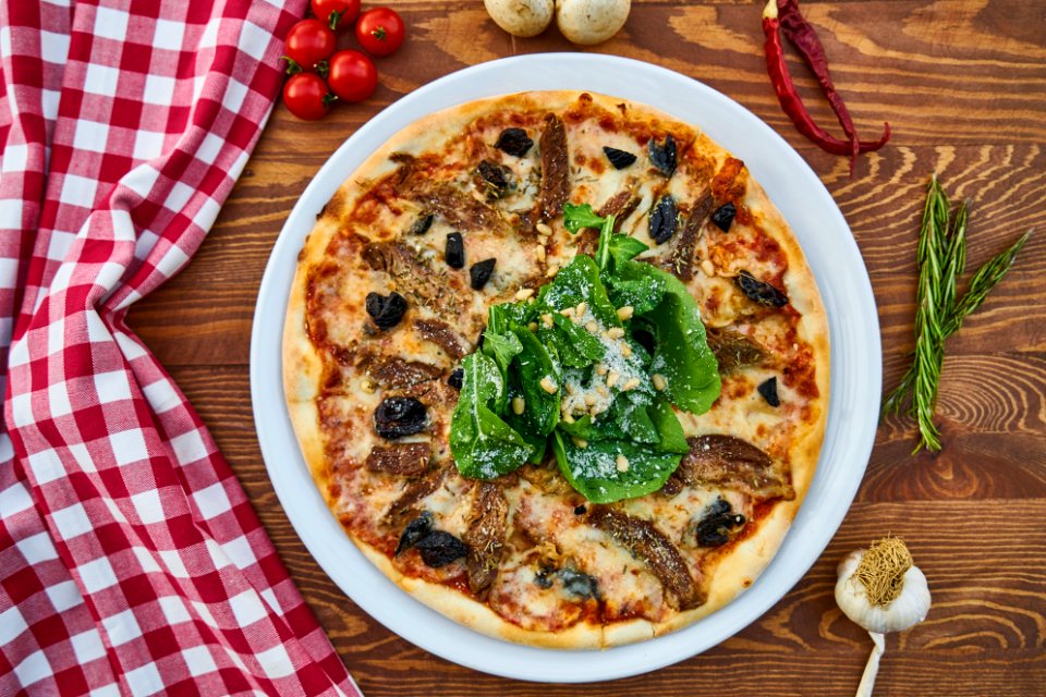 Dish Cuisine Food Pizza