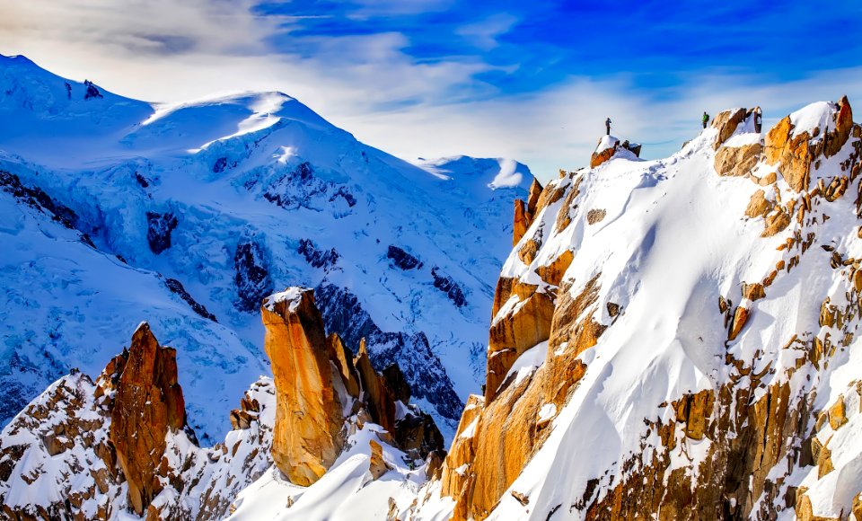 Mountainous Landforms Mountain Mountain Range Sky photo