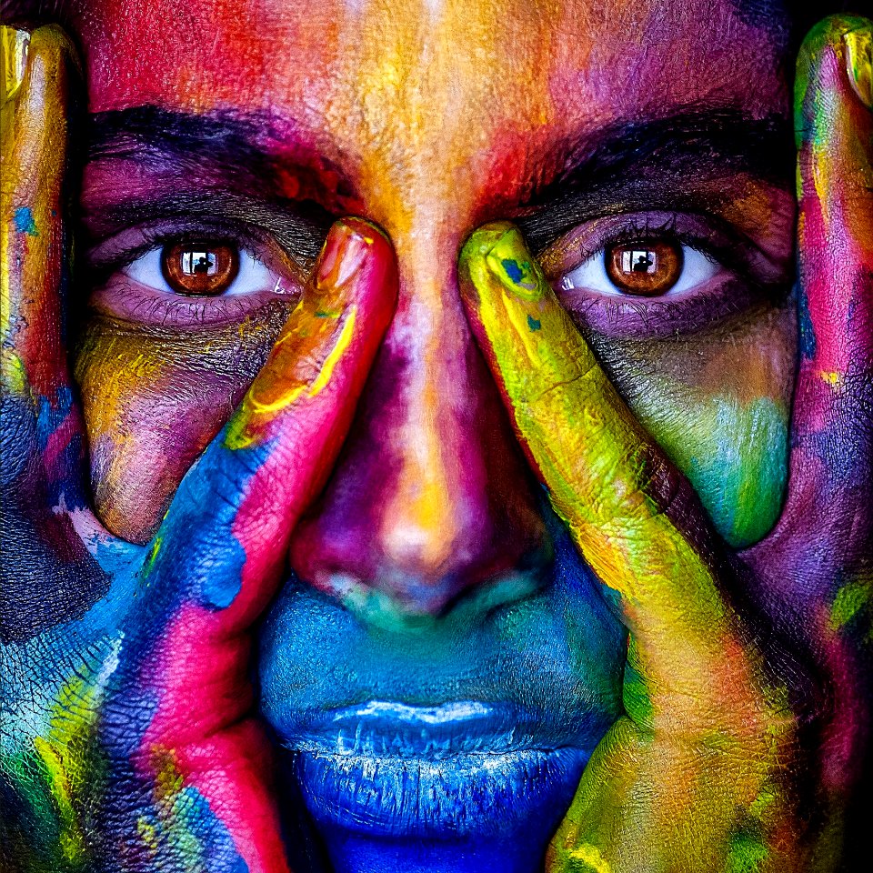 Face Art Modern Art Painting