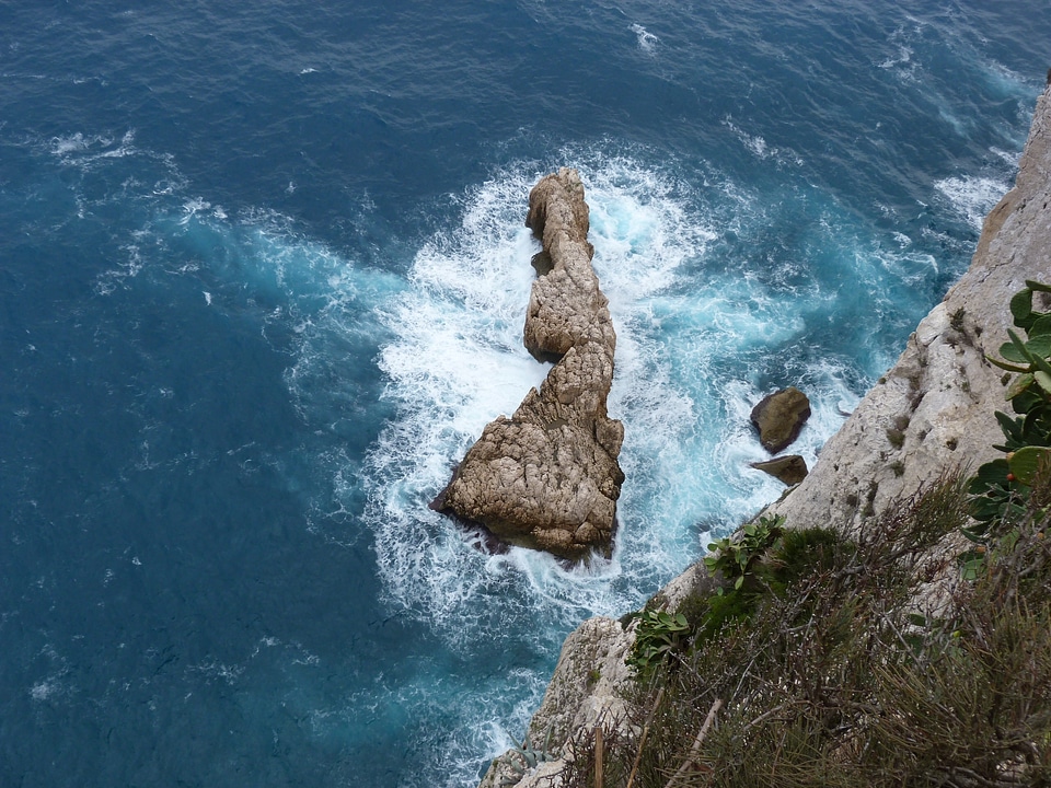 Sea rocks landscape