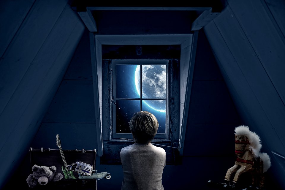 Blue Room Darkness Light