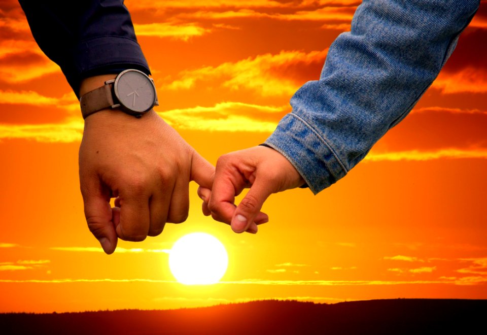 Sky Hand Finger Sunlight