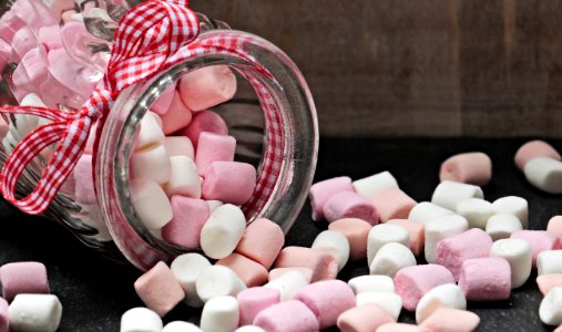 Pink Confectionery Marshmallow photo
