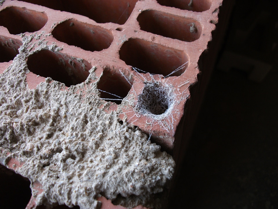 Brick web construction