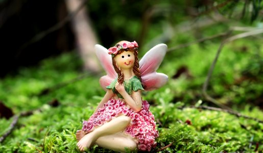 Grass Fairy Figurine photo