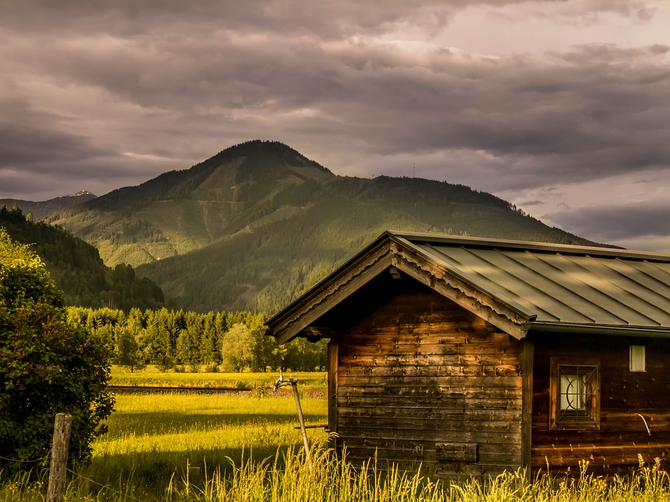 Mountains nature hut