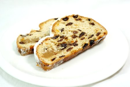 Stollen Spotted Dick Fruit Cake Food photo