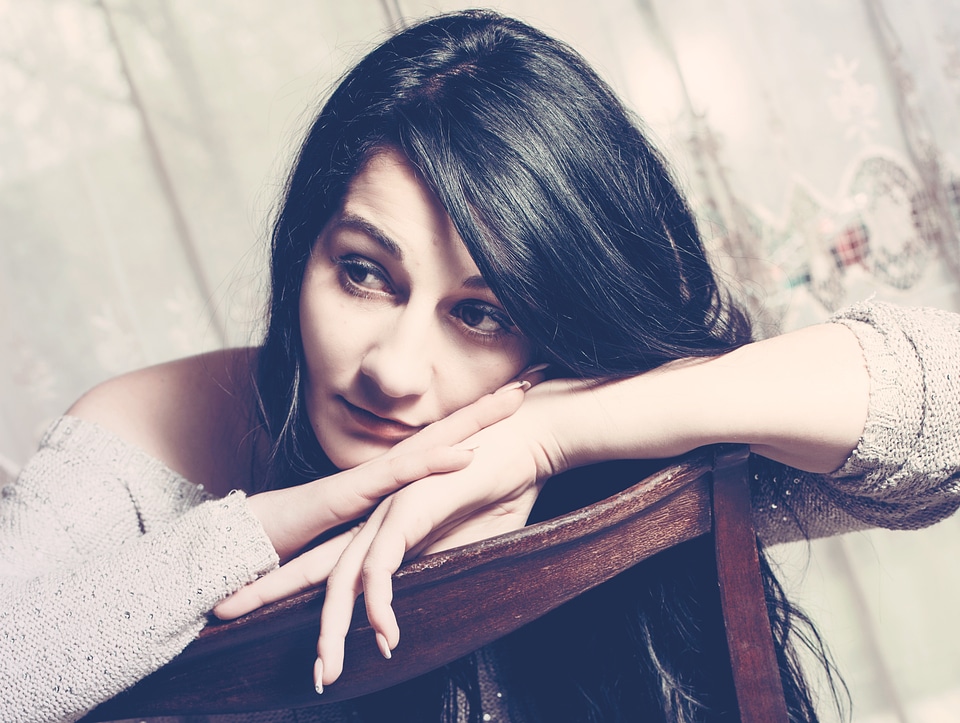 Girl portrait relaxed
