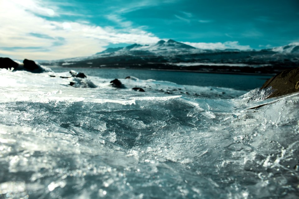Beach Blue Cold Dawn
