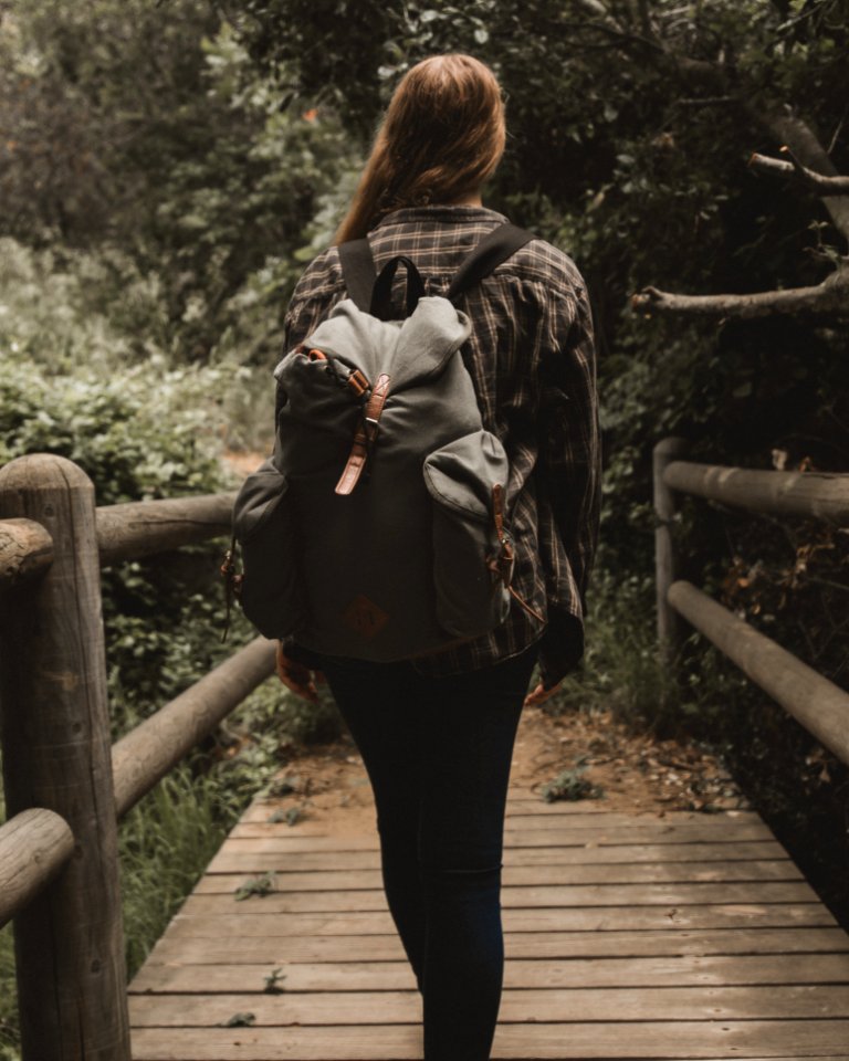 Backpack Blur Bridge