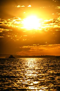 Sky Horizon Sea Sun photo