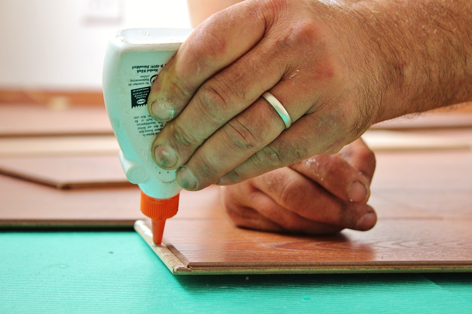 Embarrassed renovation hands