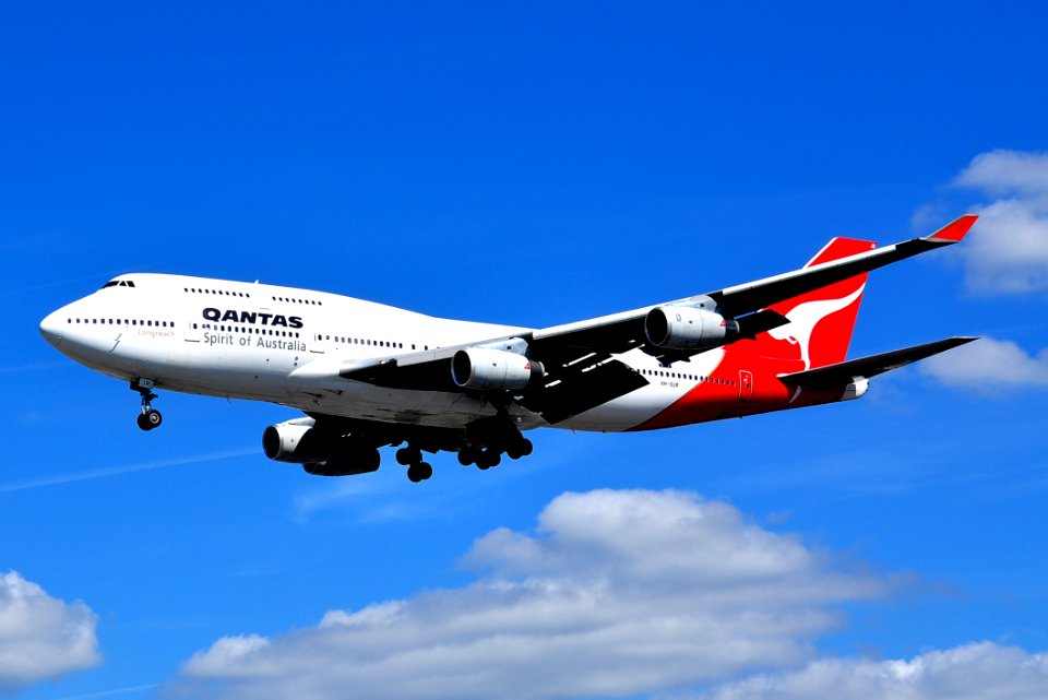 Quantas Airline Jumbo Boeing 747