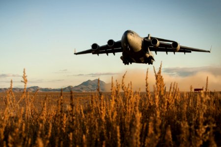 Military Airplane Takeoff