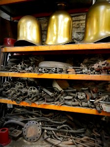 Steam Engine Spare Parts Inside The Douglas Steam Engine Sheds Isle Of Man