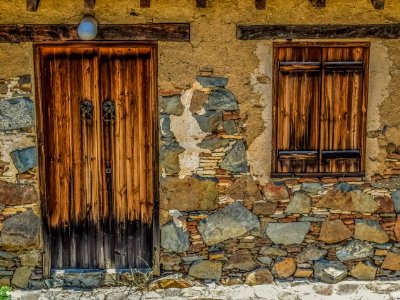 Wall Window Stone Wall Facade photo