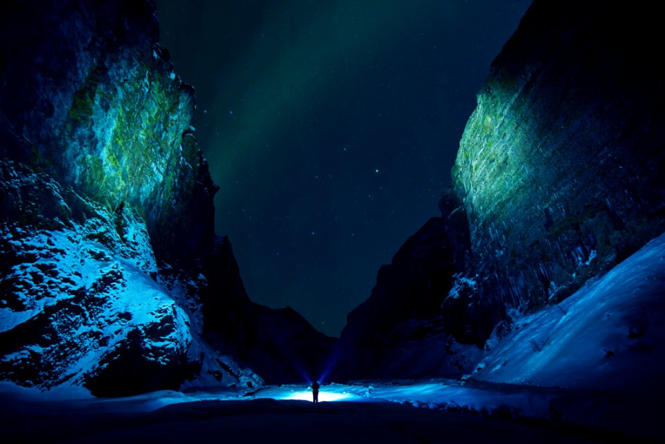 Blue Light Atmosphere Underwater