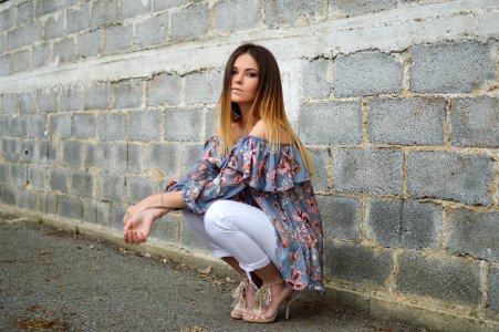 Clothing Girl Beauty Sitting photo