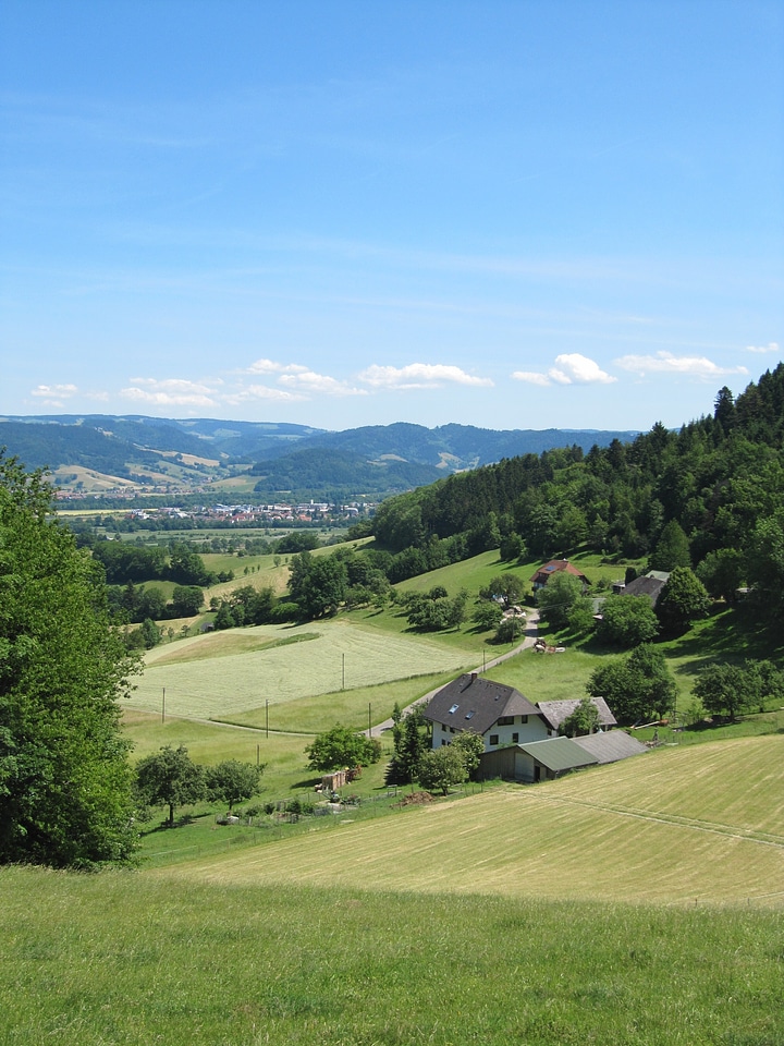Landscape distant view kirchzarten