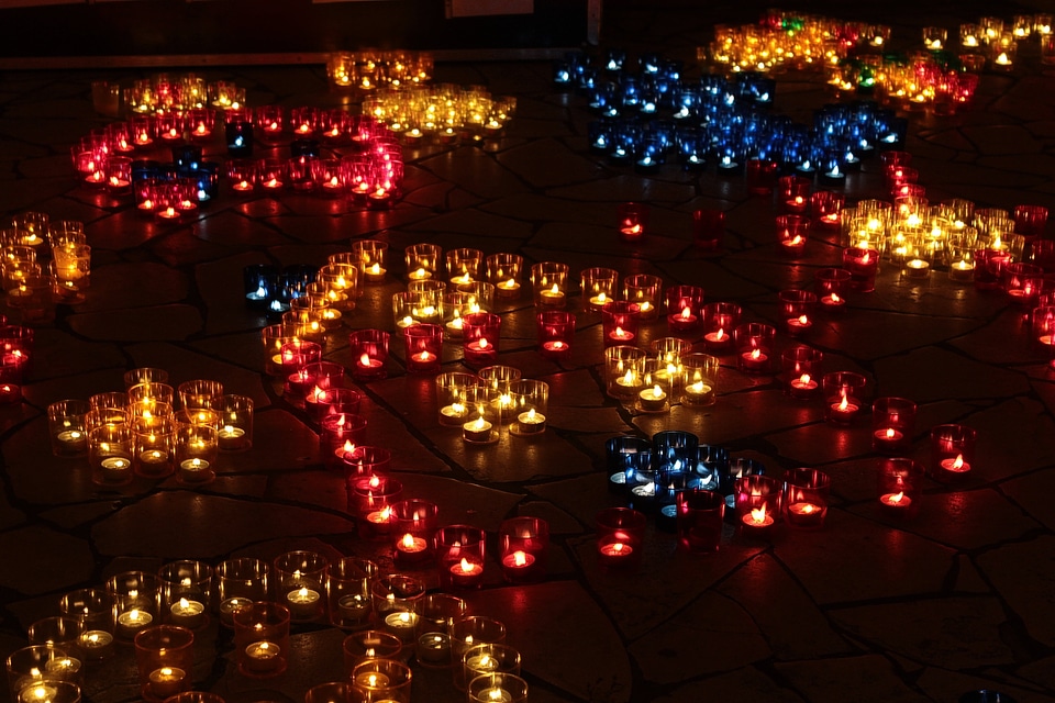 Candlestick mood romantic
