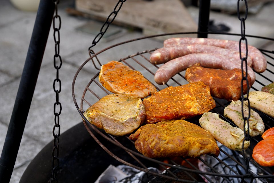 Grilling Meat Barbecue Food