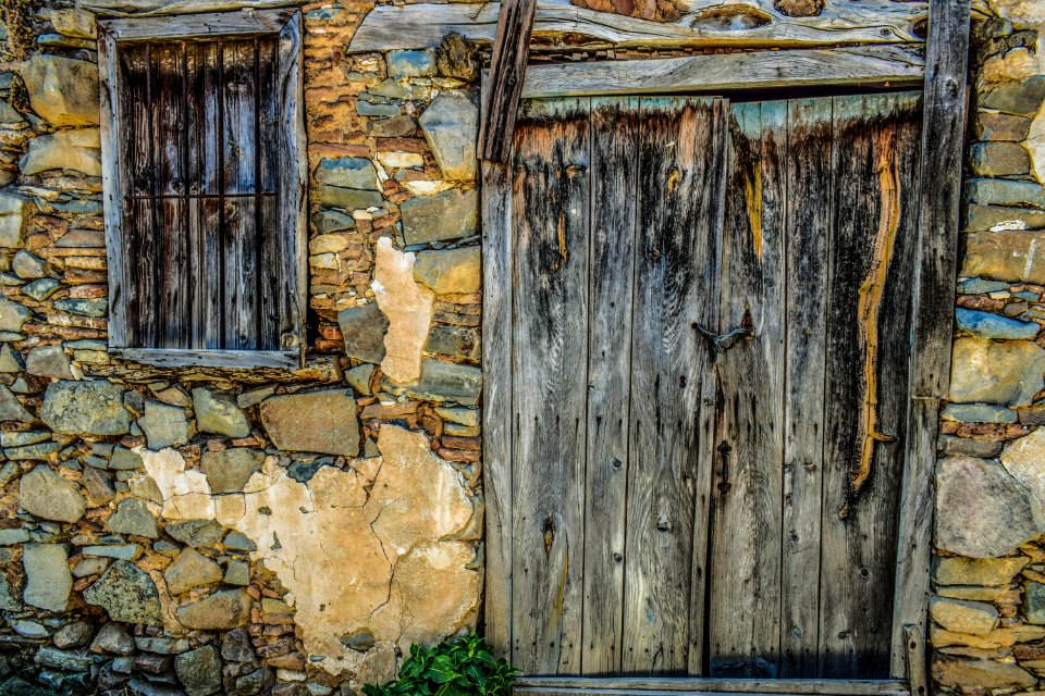 Wall Wood Stone Wall Window