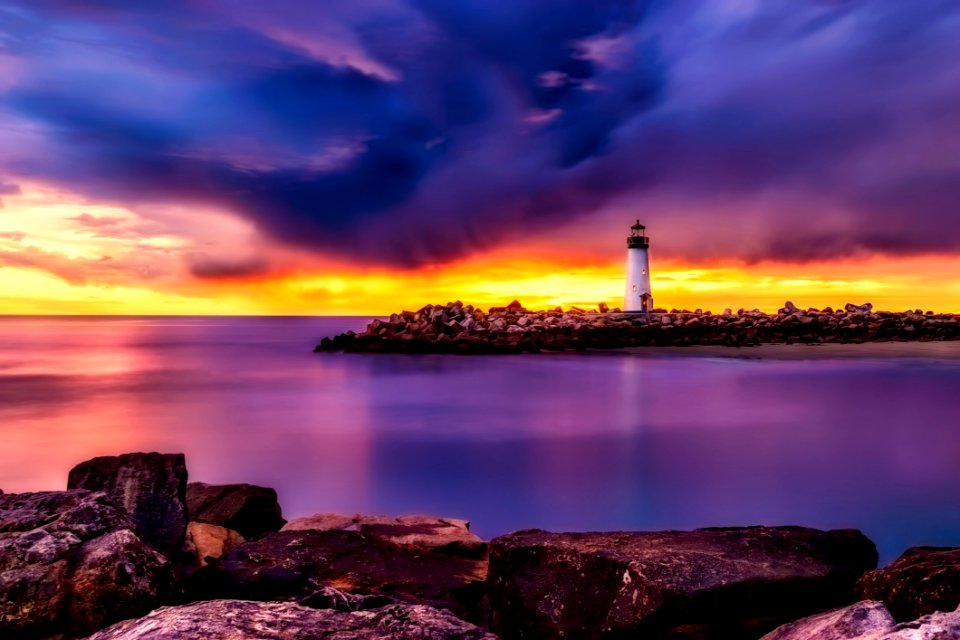 Sky Horizon Tower Shore