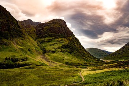 Highland Sky Nature Mountainous Landforms