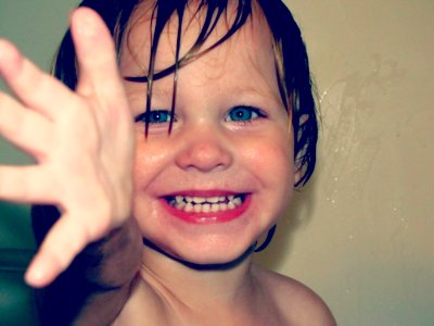Boy Happy Blue Eyes