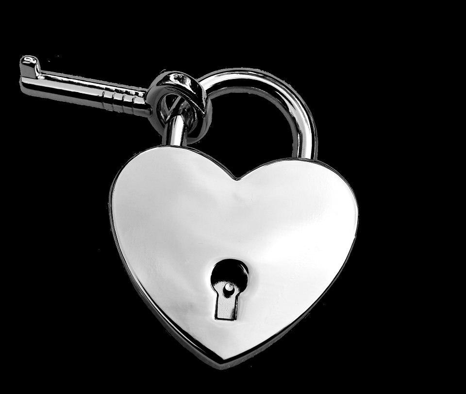 Black And White Padlock Lock Body Jewelry