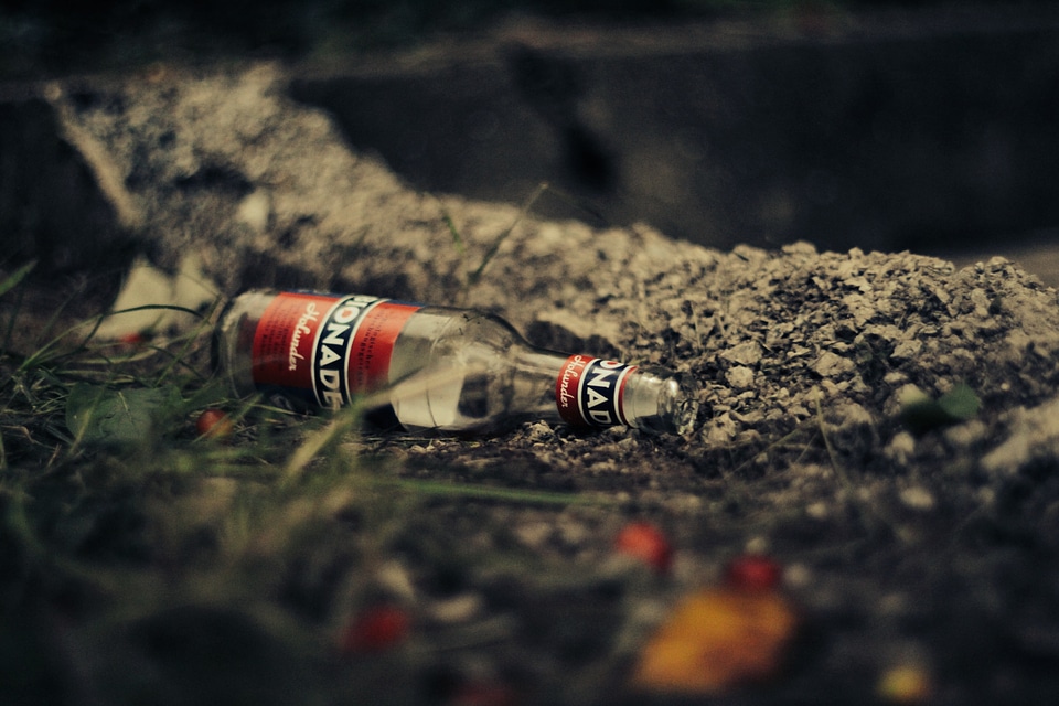 Stones garbage abandoned