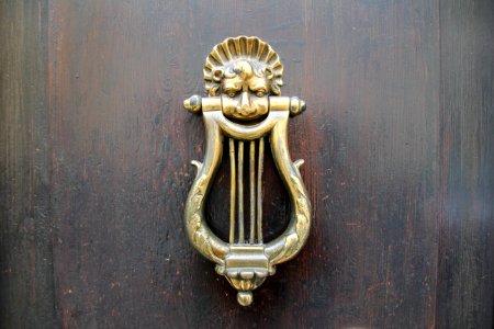 Brass Metal Door Knocker Antique