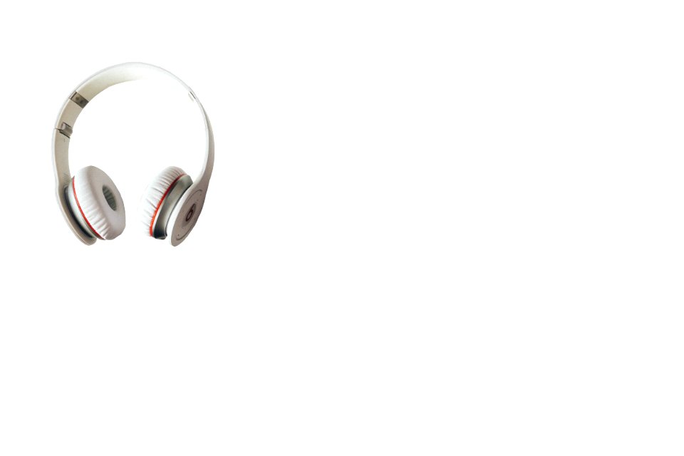White Wireless Headphones