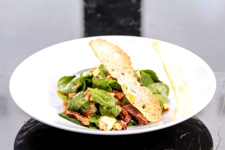 Green Salad With Bread photo