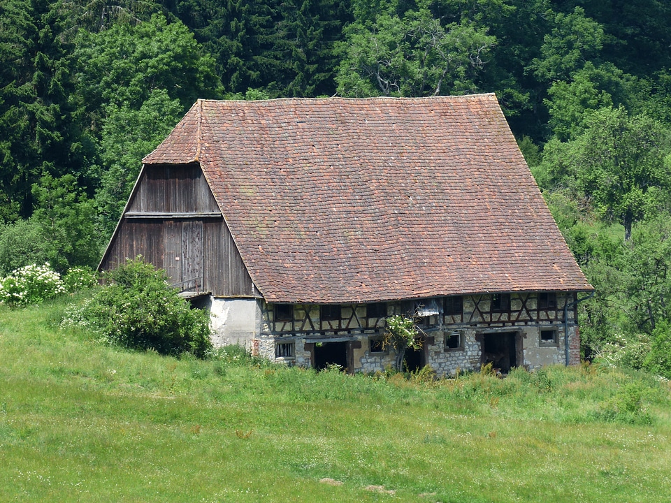 Fachwerkhaus farm summer day