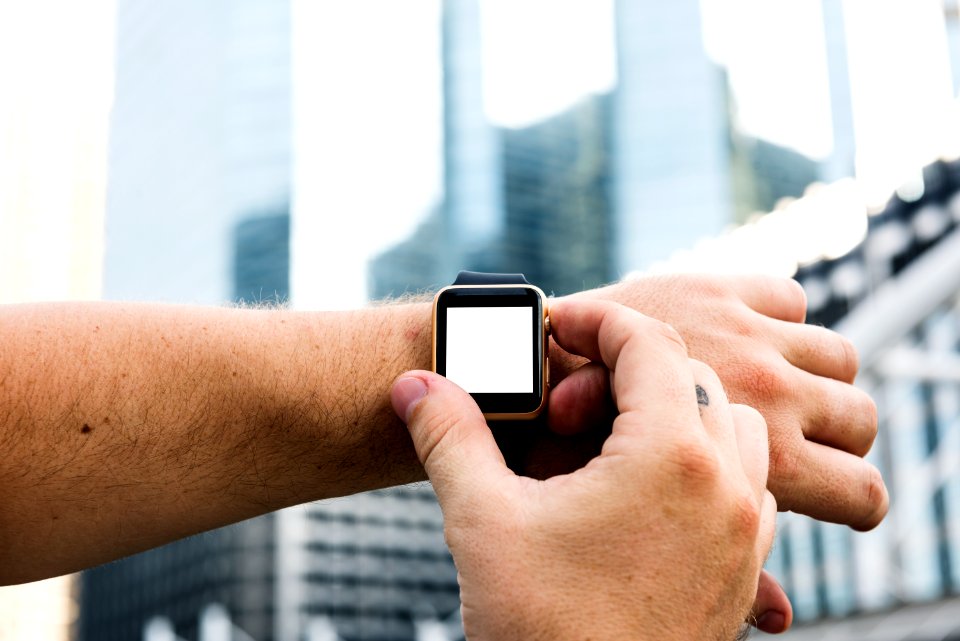 Person Wearing Apple Watch