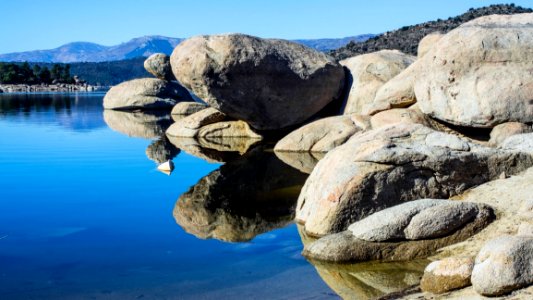 Boulders Clouds Daylight