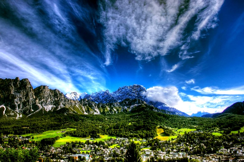 Clouds Countryside Dramatic