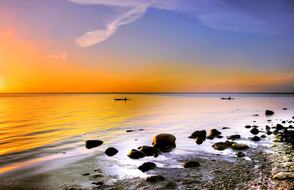 Beach Calm Dawn photo