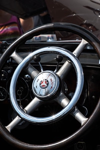Classic steering wheel exhibition