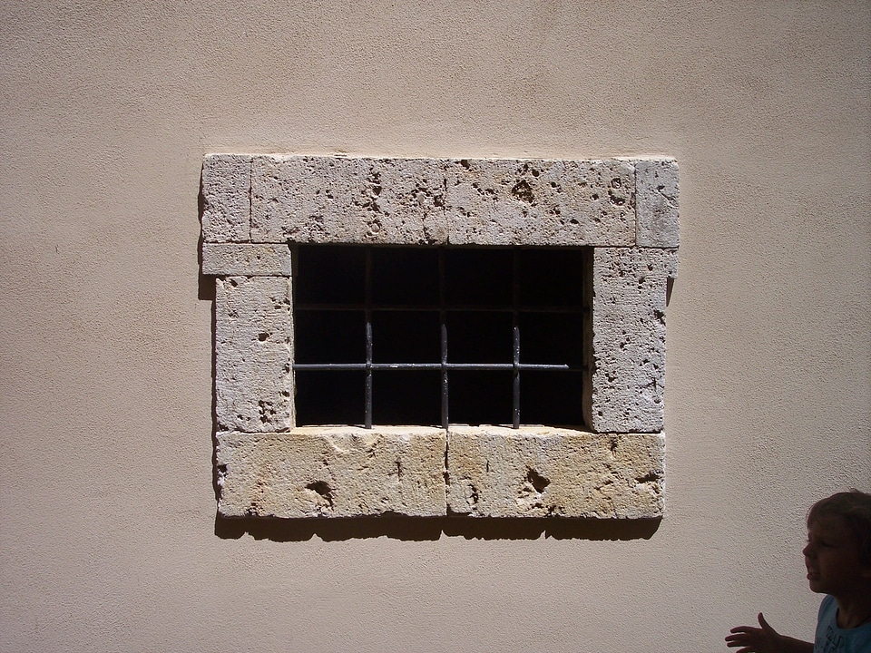 Prison railing wrought iron