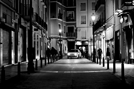 Alley Architecture Black-and-white photo