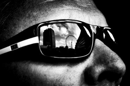 Black-and-white Eyewear Face