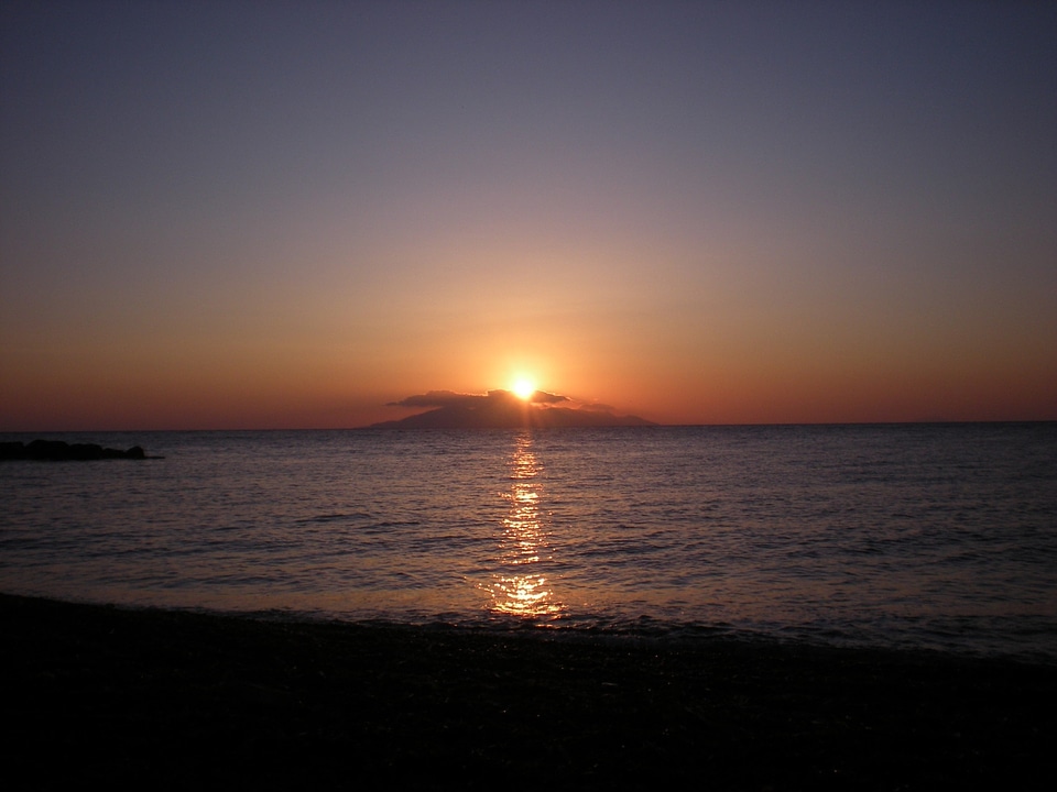 Greece marine sunrise
