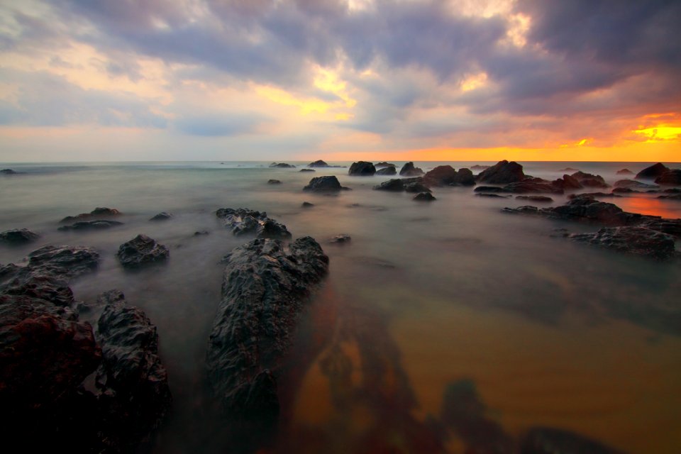 Clouds Coast Horizon
