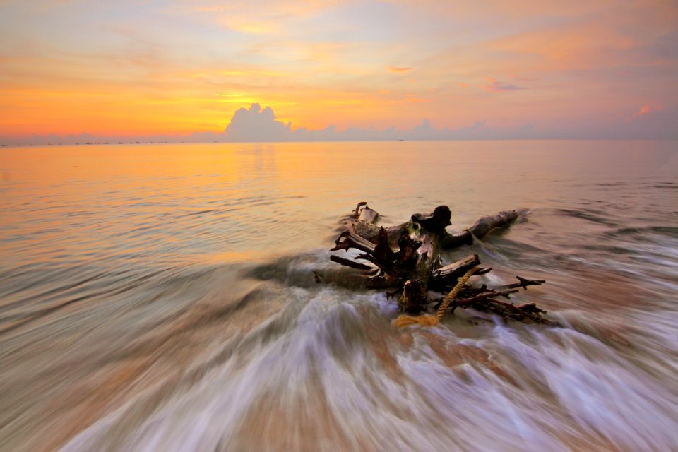 Beach Clouds Dawn