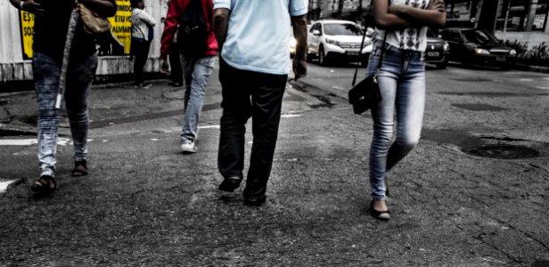 Person Wearing Black Denim Jeans And White Tops photo